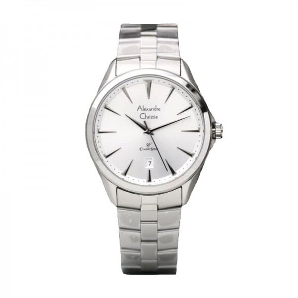 Alexandre Christie AC 8620 Silver White Man MDBSSSL